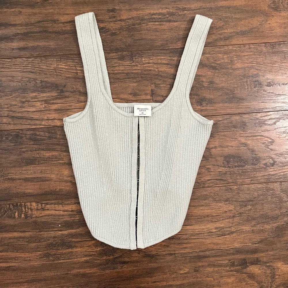 Abercrombie and Fitch Knit Corset Tank